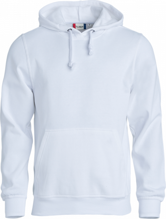 Clique - Basic Cotton Hoodie - Vit