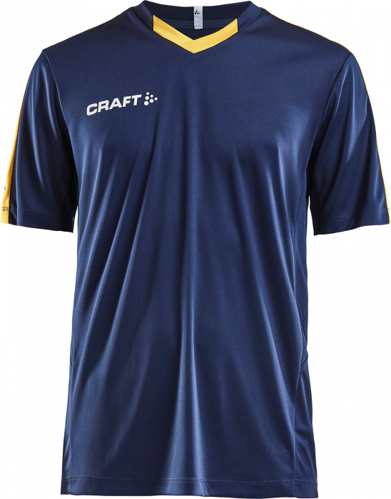 Craft - Progress Contrast Jersey - Azul marino & amarillo