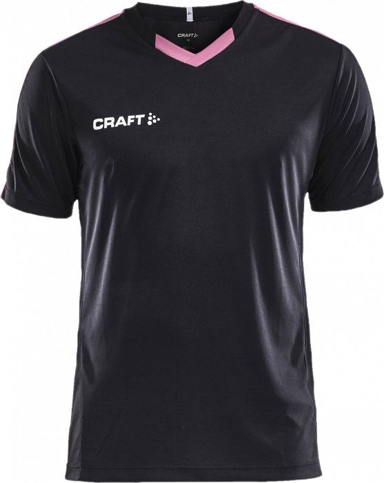 Craft - Progress Contrast Jersey - Noir & cerise