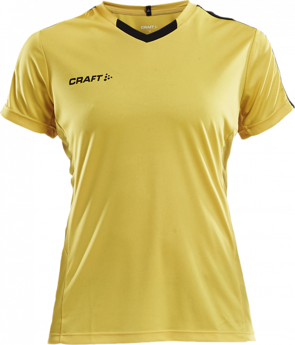 Craft - Progress Contrast Jersey Women - Gelb & schwarz