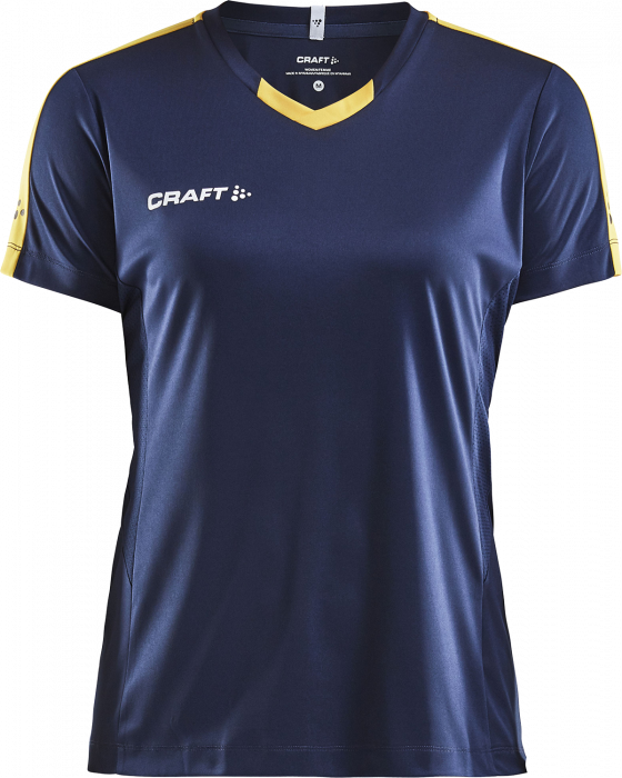 Craft - Progress Contrast Jersey Women - Navy blue & yellow