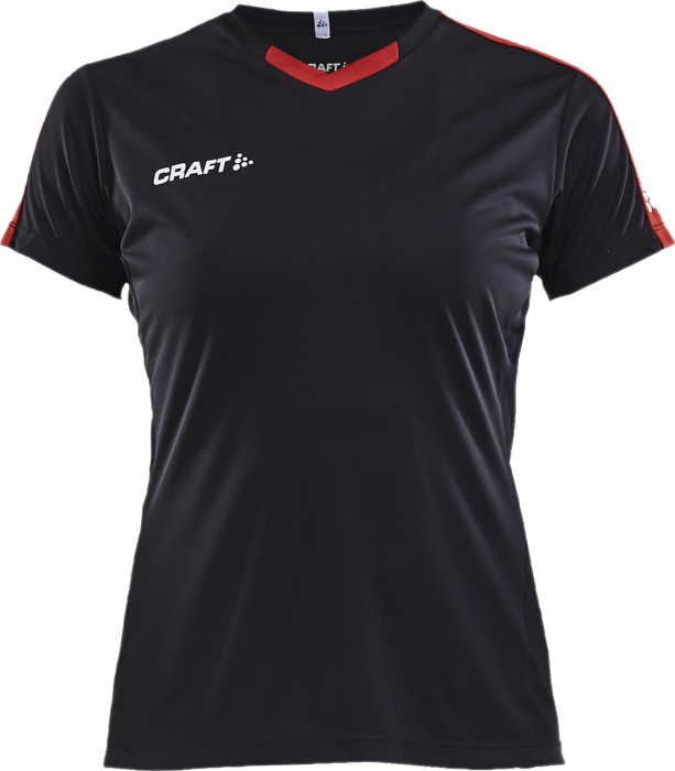 Craft - Progress Contrast Jersey Women - Black & red