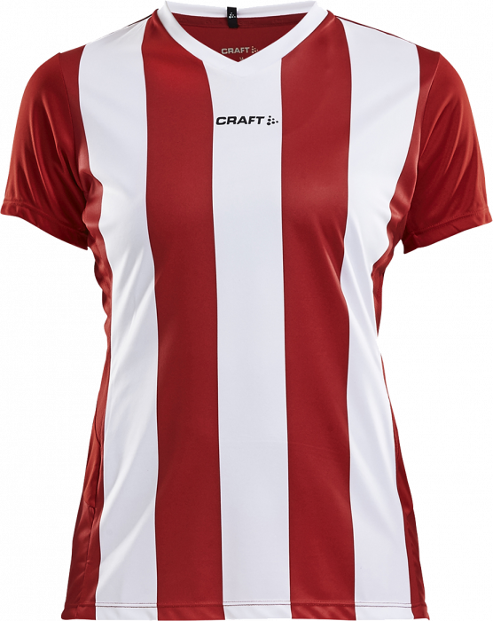 Craft - Progress Jersey Stripe Woman - Red & white