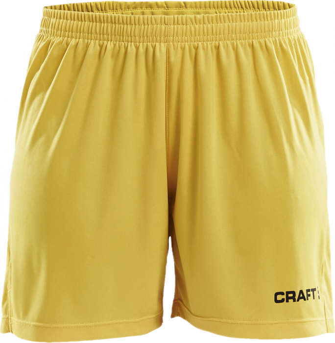 Craft - Squad Solid Go Shorts Dame - Gul