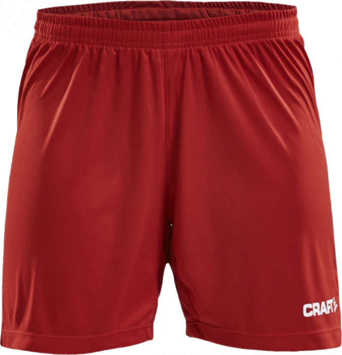 Craft - Progress Contrast Shorts Women - Rood & wit