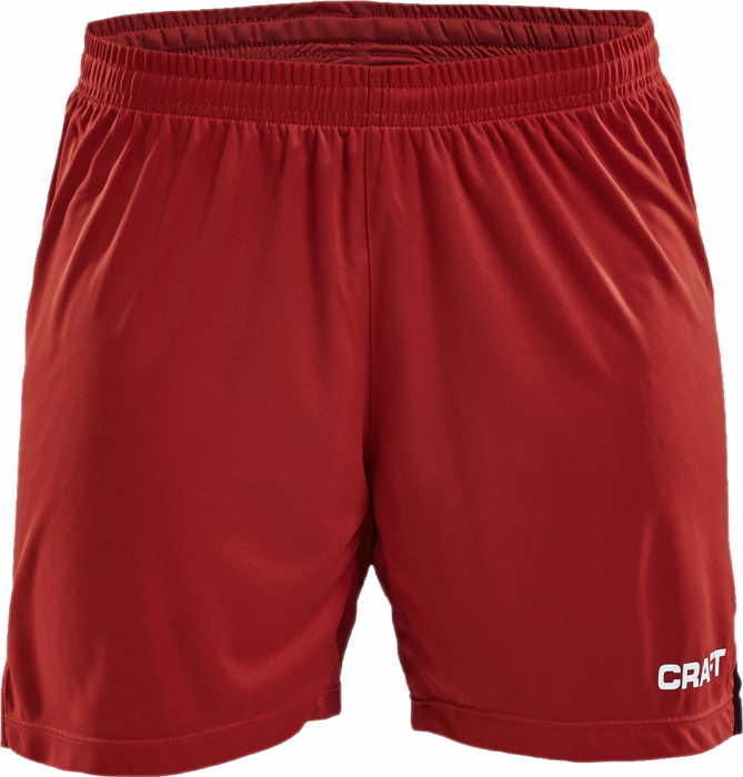 Craft - Progress Contrast Shorts Women - Rojo & negro