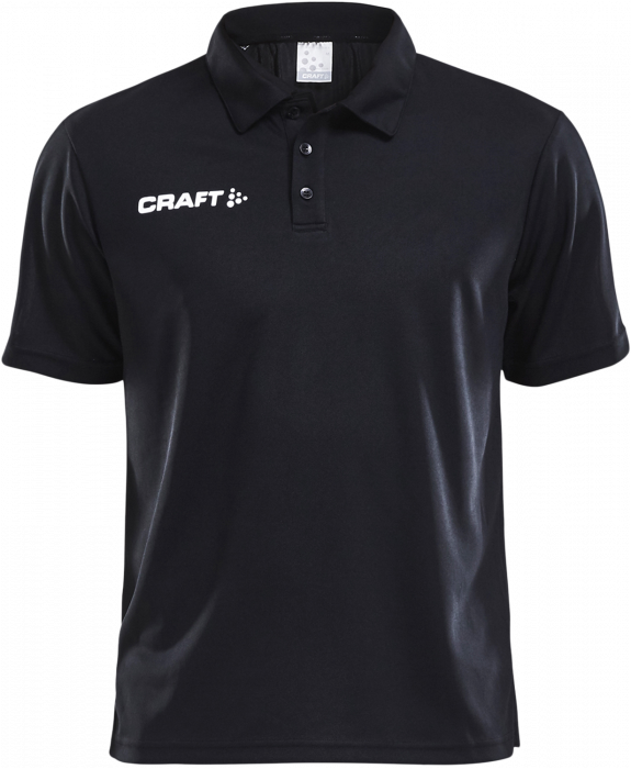 Craft - Progress Polo Pique Youth - Nero & bianco