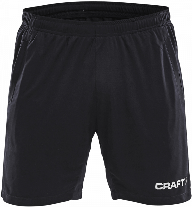 Craft - Progress Practice Shorts Youth - Negro & blanco