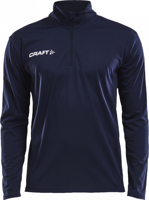 Craft - Progress Halfzip Herre - Navy blå & hvid