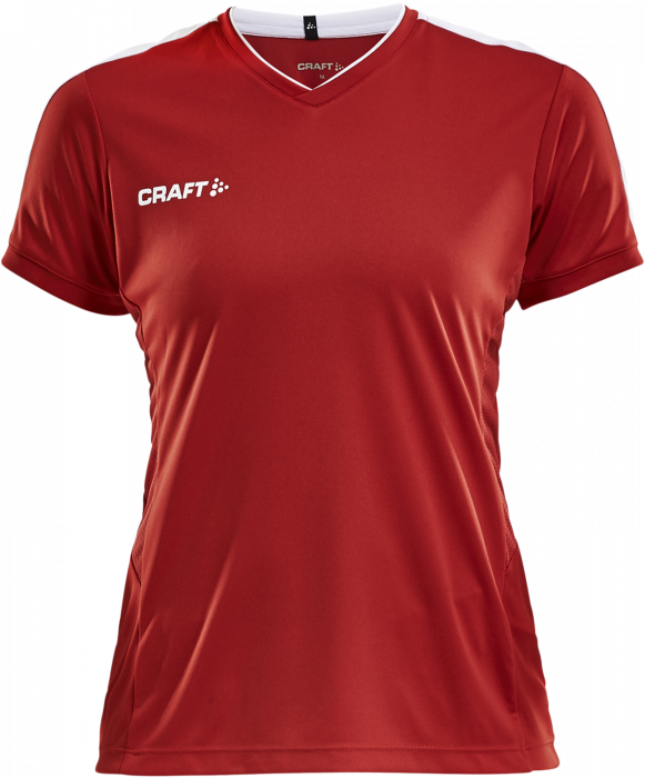 Craft - Progress Training Tee Woman - Rosso & bianco