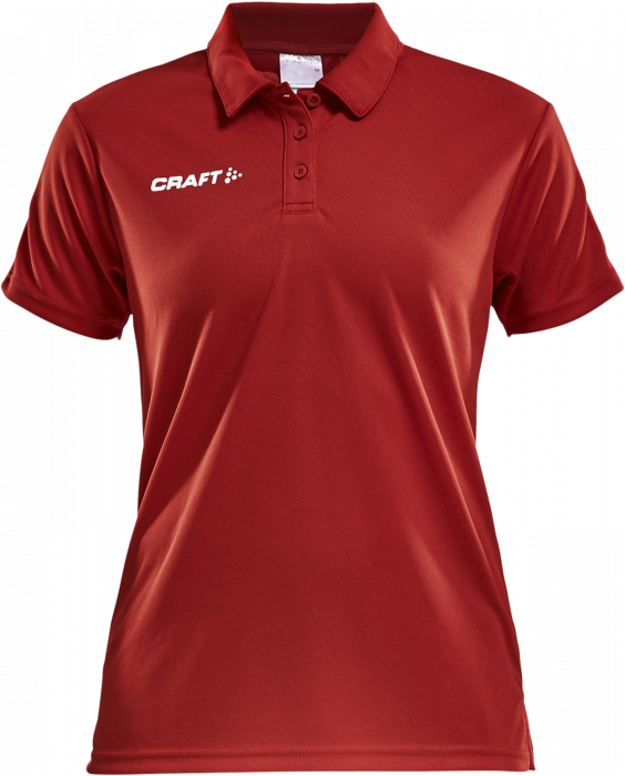 Craft - Progress Polo Pique Women - Red & white