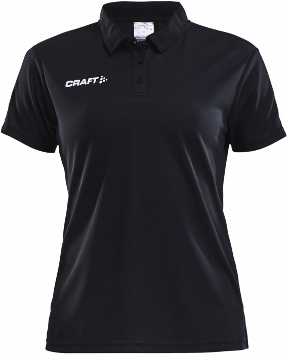 Craft - Progress Polo Pique Women - Schwarz & weiß