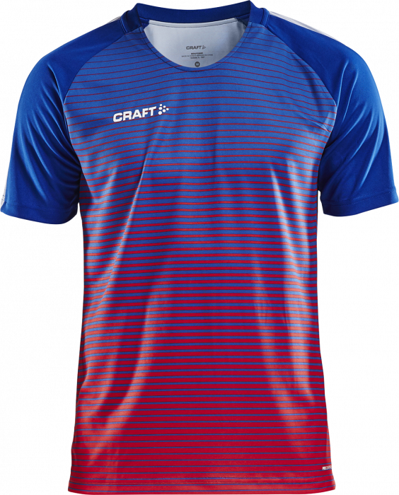 Craft - Pro Control Stripe Jersey Men - Blauw & rood