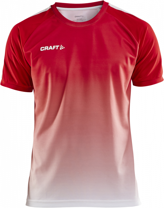 Craft - Pro Control Fade Jersey Youth - Rojo & blanco