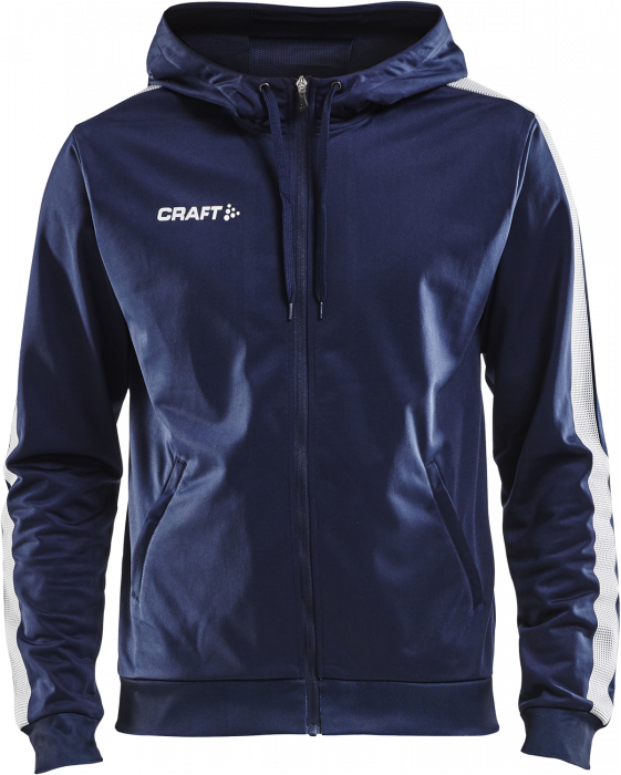 Craft - Pro Control Hood Jacket Youth - Azul-marinho & branco