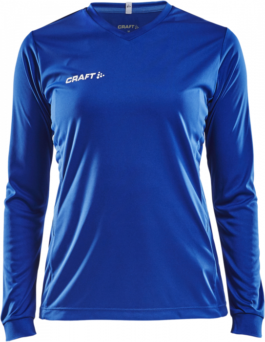 Craft - Squad Go Jersey Solid Ls Woman - Blu