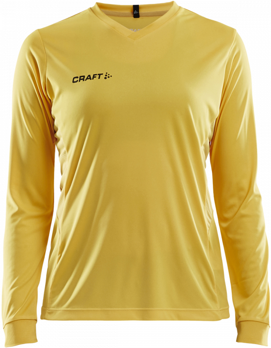 Craft - Squad Go Jersey Solid Ls Woman - Jaune