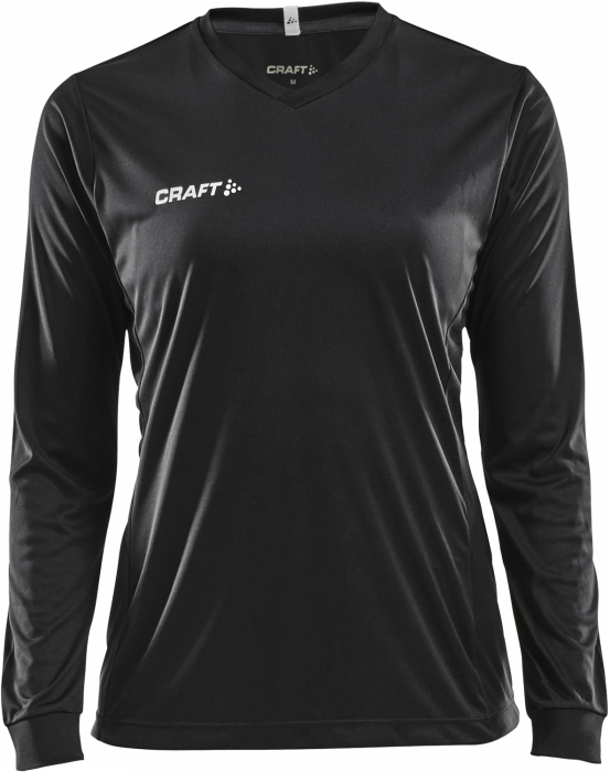 Craft - Squad Go Jersey Solid Ls Woman - Schwarz