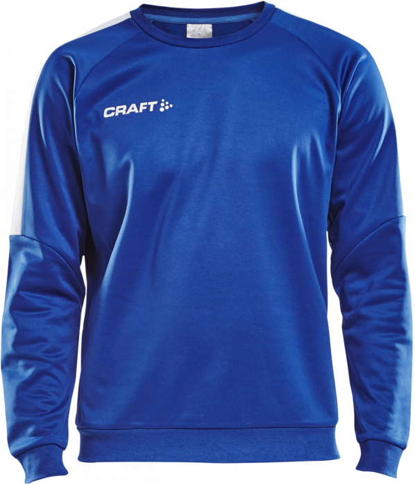 Craft - Progress R-Neck Sweather Youth - Blau & weiß