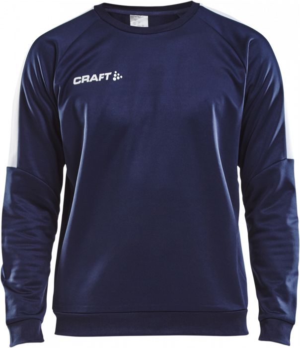 Craft - Progress R-Neck Sweather Youth - Bleu marine & blanc