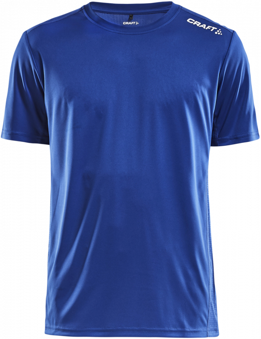 Craft - Rush Ss Tee Men - Royal Blue & wit