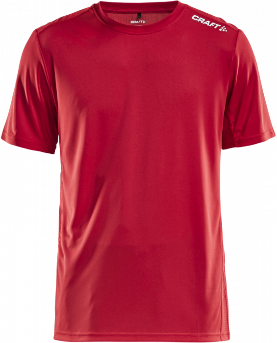 Craft - Rush Ss Tee Men - Rojo & blanco