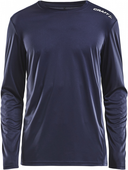 Craft - Rush Ls Tee Youth - Marineblau & weiß