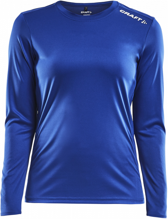 Craft - Rush Ls Tee Women - Royal Blue & branco