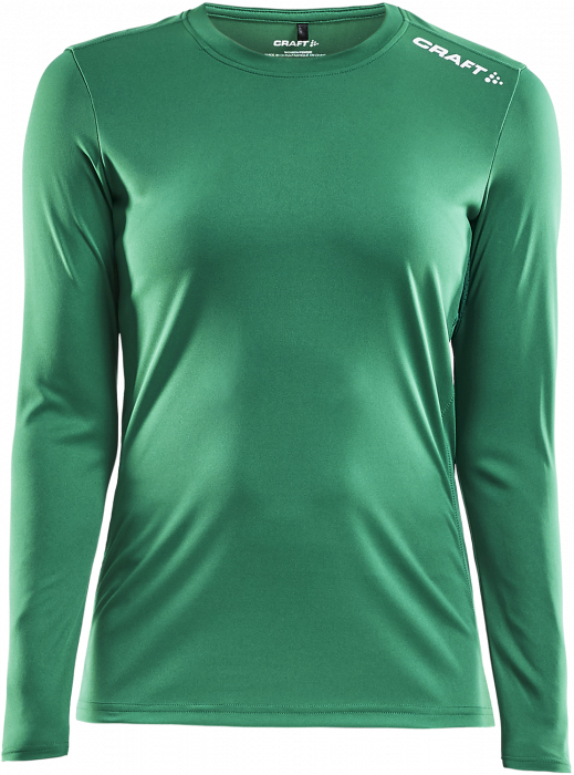 Craft - Rush Ls Tee Women - Green & white