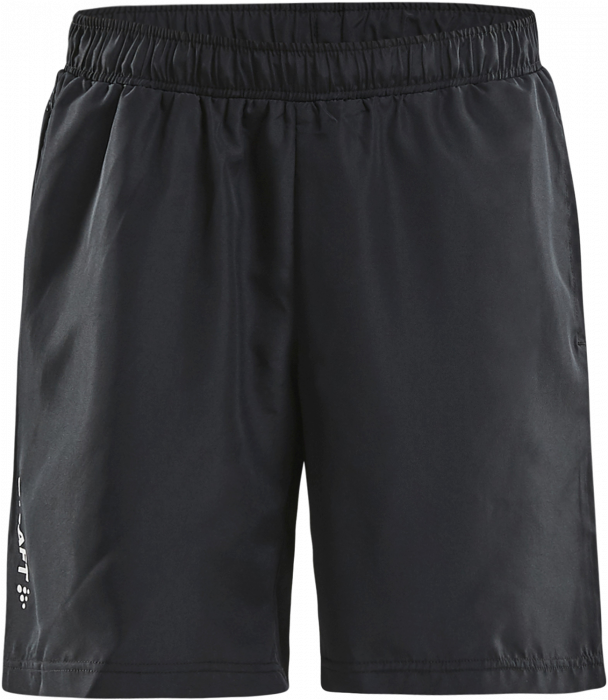 Craft - Rush Shorts Youth - Schwarz & weiß