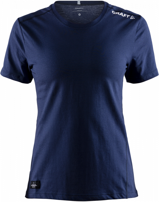 Craft - Community Mix Ss Tee Dame - Marineblauw