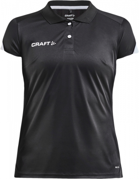 Craft - Pro Control Impact Polo Dame - Sort & hvid