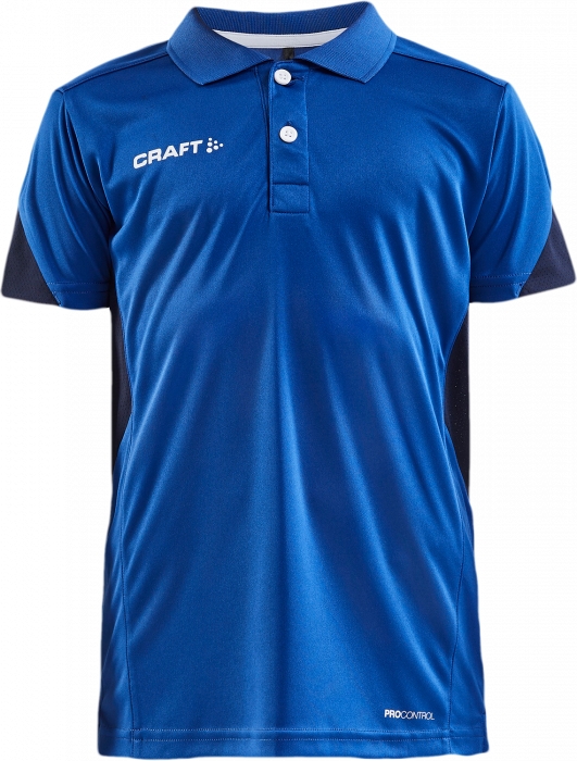 Craft - Pro Control Impact Polo Junior - Kobalt & navy blå