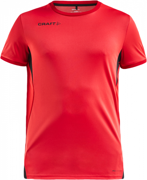 Craft - Pro Control Impact Tee Men - Bright Red & black