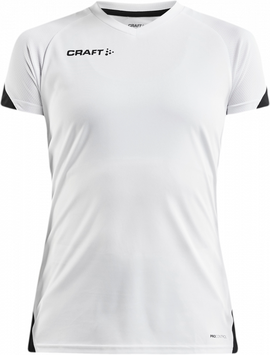 Craft - Pro Control Impact Tee Women - Biały & czarny