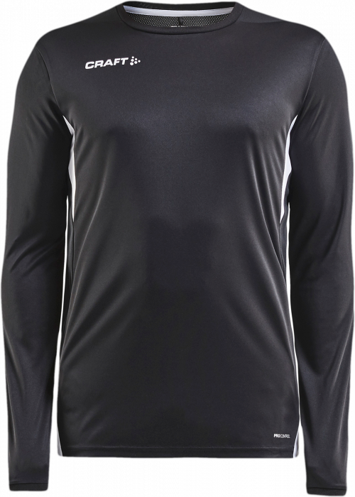 Craft - Pro Control Impact Longsleeve Jersey - Preto & branco