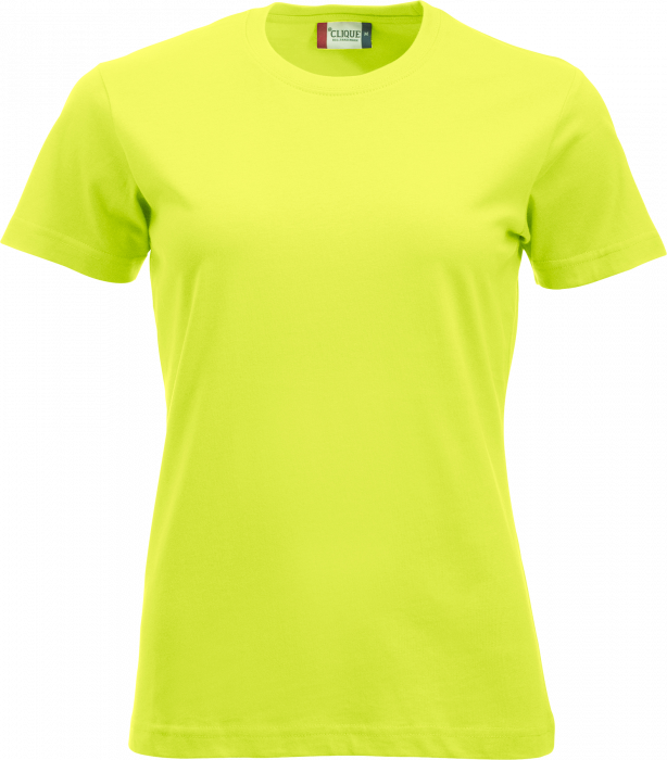 Clique - Classic Cotton Tee Women - Visibility Green