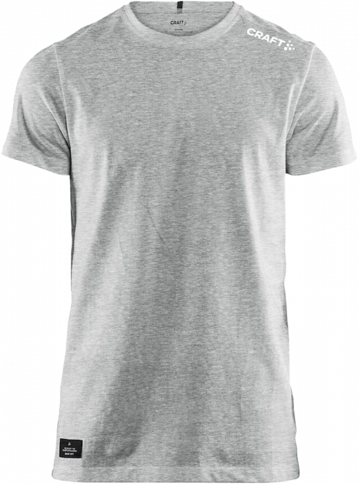 Craft - Community Mix Ss Tee - Melange grey