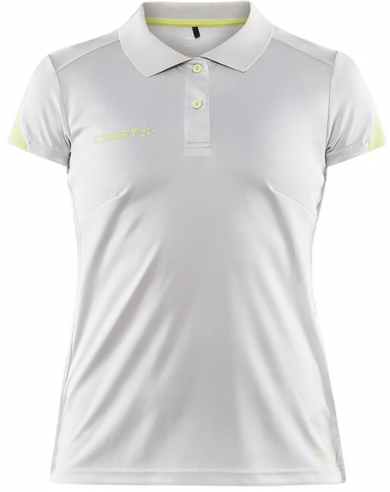 Craft - Pro Control Impact Polo Dame - Bianco & giallo