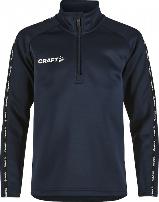 Craft - Squad 2.0 Træningstrøje Med Halv Lynlås Jr - Navy blå