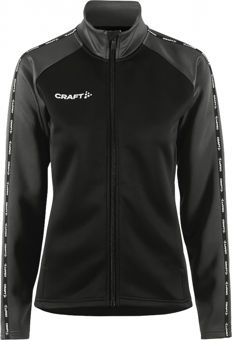 Craft - Squad 2.0 Full Zip Women - Czarny & grante