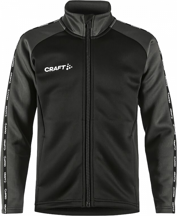 Craft - Squad 2.0 Full Zip Jr - Black & grante