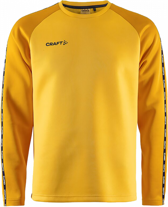 Craft - Squad 2.0 Crewneck - Sweden Yellow  & gold