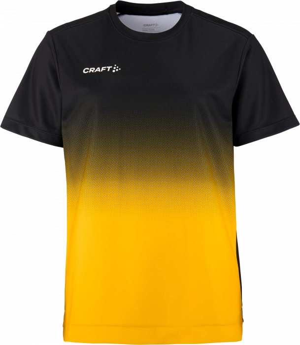 Craft - Evolve 2.0 Structured Graphic Jersey Women - Noir & sweden yellow 