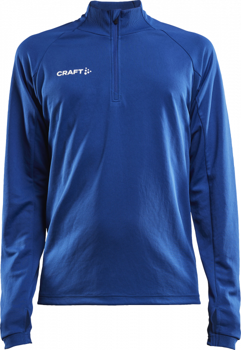 Craft - Evolve Shirt With Half Zip Junior - Blå