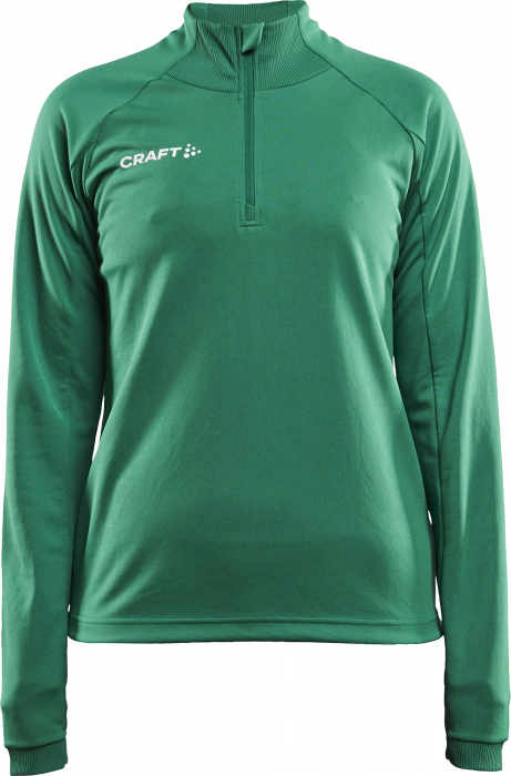 Craft - Evolve Shirt With Half Zip Woman - Vert