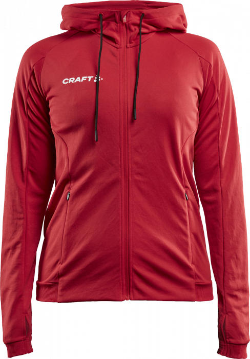 Craft - Evolve Jacket With Hood Woman - Vermelho