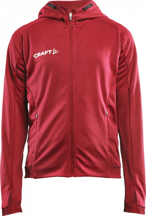 Craft - Evolve Jacket With Hood Junior - Vermelho