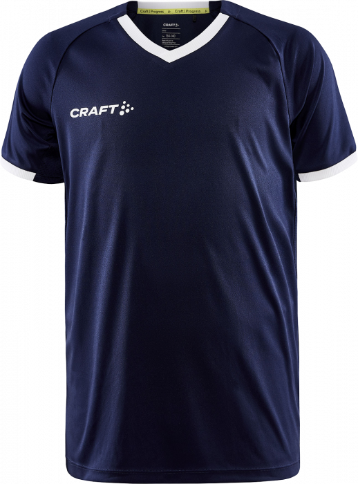 Craft - Progress 2.0 Solid Jersey Junior - Granatowy