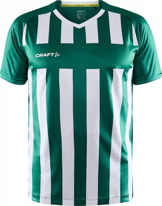 Craft - Progress 2.0 Stripe Jersey Junior - Verde & bianco